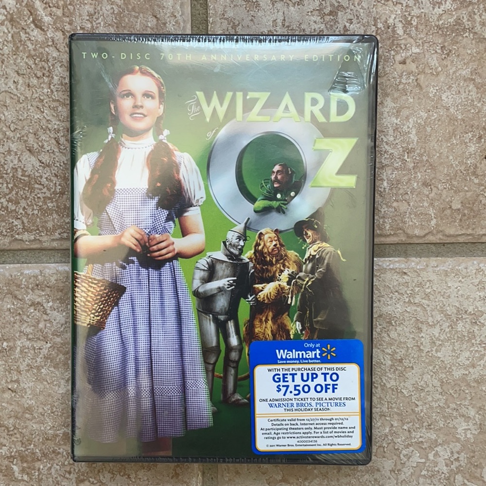 The Wizard of Oz (1939) Judy Garland DVD 2-Disc 70th Anniversary Edition